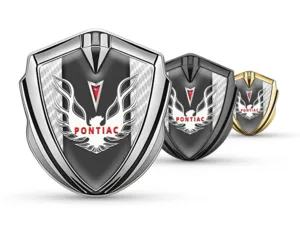 Pontiac Emblema Coche Insignia Experto Idea Acero Inox Borde
